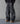 DISTRESSED WIDE-LEG JEANS WITH FLAME DETAILING Y2K HIP HOP STYLE