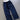 Y2K Streetwear Light Blue Geometric Straight-Leg Pants