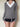 Elegant Knit T-Shirt with Belt