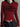 Y2K Red Distressed Slim-Fit Sweater