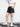 EMBROIDERED DENIM SHORTS GEOMETRIC PRINT SUMMER