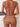 ETHNIC PRINT TWO-PIECE SWIMSUIT ORANGE PRINTED SWIMSUIT