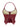 Red Faux Leather Punk Style Halter Top