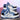 FASHION SNEAKERS BLUE WHITE LACE-UP CASUAL