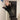 FINGERLESS GLOVES - BLACK RIBBED WITH FRAYED EDGES - BLACK BEIGE TATTERED