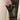 FINGERLESS GLOVES - BLACK RIBBED WITH FRAYED EDGES - BLACK BEIGE TATTERED