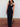 FLORAL ACCENT GOWN WITH ASYMMETRIC SHOULDER DESIGN