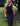 FLORAL ACCENT GOWN WITH ASYMMETRIC SHOULDER DESIGN