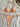 FLORAL BIKINI SET YELLOW PINK ELASTANE FABRIC