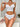 FLORAL LINGERIE SET RANDOM PRINT KNIT FABRIC