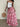 FLORAL PRINTED SHIRRED FABRIC DRESS FOR SPRING, SUMMER, FALL