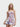 FLORAL STRAPLESS MINI DRESS FOR A PERFECT FIT WITH SIZE CHART AVAILABLE