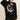 FUZZY BLACK SWEATER PURPLE ROSE MOON GRAPHIC