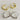GOLD ABSTRACT HOOP EARRINGS PAIR FOR WOMEN