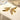 GOLD FLYING BIRD AESTHETIC EARRINGS PAIR