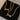 GOLD RIBBON BOW CHOKER NECKLACE WITH METAL BOW ORNAMENT