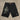GOTHIC DENIM SHORTS ED HARDY BLACK DENIM STYLE