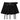 GOTHIC MINI SKIRT BLACK EYELET BELT LAYERED MINI