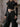 GOTHIC OPEN SHOULDER CROP TOP AND CARGO PANTS OUTFIT SET