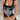 GRAPHIC PRINT BLACK TANK TOP COLLAR VEST