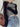 GRAY AND BLACK LONG-SLEEVED CROP TOP WITH TRENDY CREW NECK