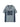 GRAY AND BLUE JERSEY SHIRT WITH 90 PRINT DESIGN SHORT SLEEVES