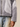 GRAY AND WHITE FLEECE JACKET WITH OVERSIZED DROPPED SHOULDER DESIGN