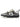GRAY AND WHITE PLATFORM SNEAKERS VERSATILE STREET SNEAKERS