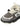 GRAY AND WHITE PLATFORM SNEAKERS VERSATILE STREET SNEAKERS