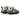 GRAY AND WHITE PLATFORM SNEAKERS VERSATILE STREET SNEAKERS