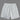 GRAY ATHLETIC SHORTS WHITE TRIM GEOMETRIC KNIT
