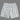 GRAY ATHLETIC SHORTS WHITE TRIM GEOMETRIC KNIT