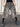 GRAY DENIM CARGO SHORTS LOOSE FIT DENIM PANTS