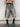 GRAY DENIM CARGO SHORTS LOOSE FIT DENIM PANTS