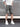 GRAY DENIM CARGO SHORTS WASHED RIPPED DENIM