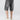 GRAY DENIM SHORTS GEOMETRIC STAR PATCHWORK