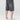 GRAY DENIM SHORTS GEOMETRIC STAR PATCHWORK