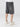 GRAY DENIM SHORTS GEOMETRIC STAR PATCHWORK
