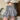 GRAY DRAWSTRING HANDKERCHIEF MINI SKIRT
