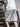 GRAY DRAWSTRING SHORTS WITH BUTTON CLOSURE AND ELASTIC WAIST