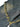 GRAY FRINGED DENIM PANTS MID WAIST STRAIGHT LEG DESIGN