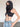 GRAY HOODED CROP TOP WITH FACE COVERING AND TIE BOW DETAILS - Sweetheart Supplies