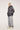 GRAY HOODED PUFFER JACKET - STAY WARM WITH A BASIC PUFFER JACKET