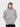 GRAY HOODED SWEATSHIRT WITH DECORATIVE STITCHING - GRAILED HOODIE FOR ULTIMATE COMFORT