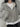 GRAY HOODED ZIP-UP SWEATSHIRT COTTON BLEND OVERSIZED