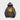GRAY HOODIE WITH YELLOW SMILEY FACE - HOODIE STRAIGHT FACE DESIGN