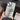 GRAY IPHONE CASE SILVER METAL FISH SPINE