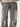 GRAY JEANS WITH FLAME DESIGN AND BROWN TONE PRINT
