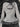 GRAY LACE TRIM LONG SLEEVE TOP Y2K