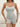 GRAY LACE TRIM ROMPER ELEGANT ALL-SEASON ROMPER